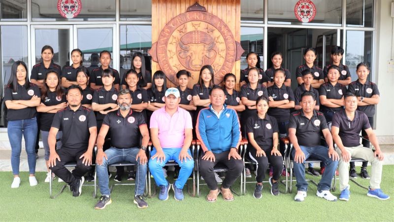 The Nagaland women’s senior cricket team who will compete in the upcoming women’s senior ODI Trophy.